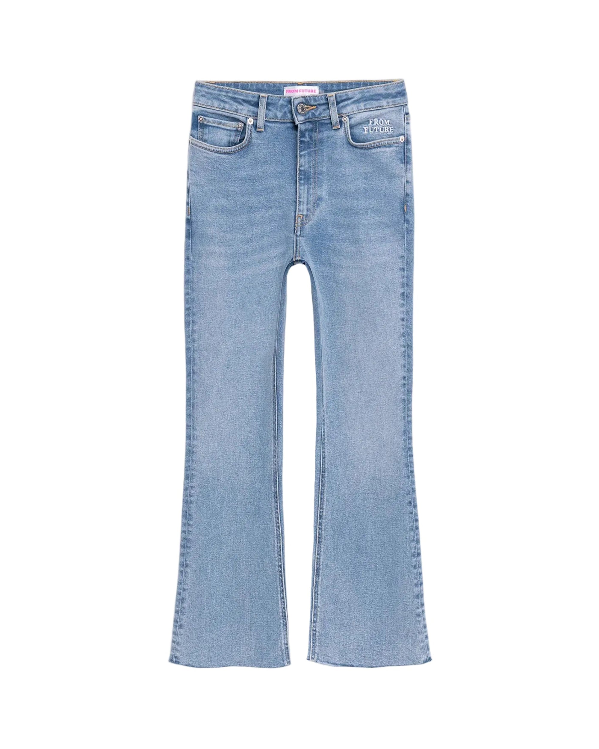 Pantalon bootcut Jude en denim - Bleu Clair