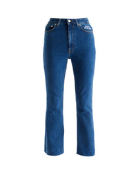 Pantalon bootcut Jude en denim - Bleu Foncé