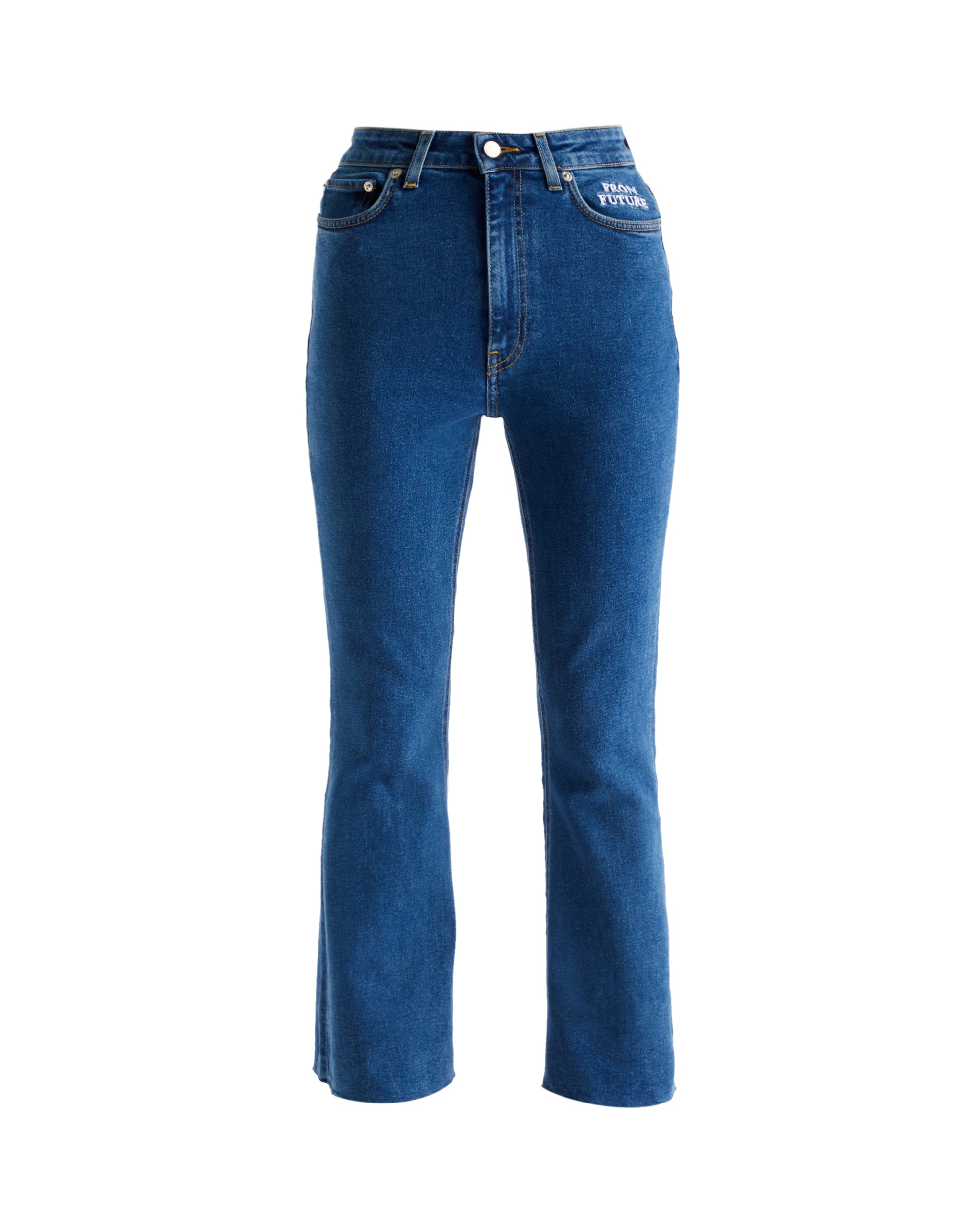 Pantalon bootcut Jude en denim - Bleu Foncé