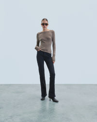 NOIR / NEW / QTY : 1 / Joe Jean Bootcut Fente - Noir