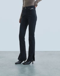 Pantalon bootcut Joe en denim - Noir