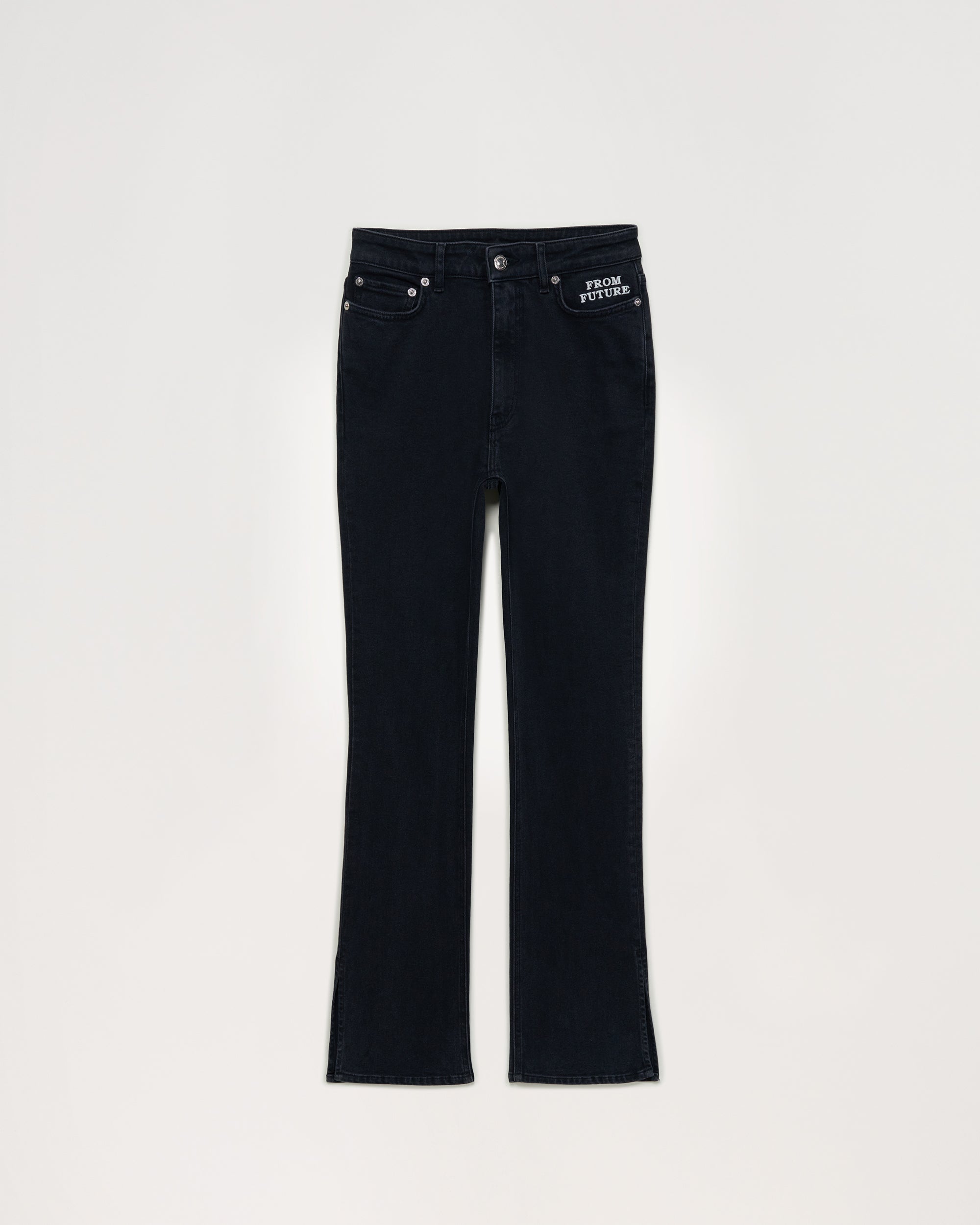 NOIR / NEW / QTY : 1 / Joe Jean Bootcut Fente - Noir