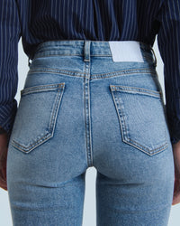 Y. ONLY PORTE / BLEU CLAIR / NEW / QTY : 1 / Joe Jean Bootcut Fente - Bleu Clair
