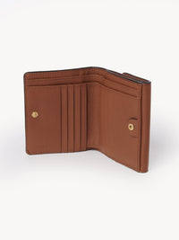 BASEPLUS_Tan SQUARE WALLET - Tan