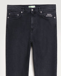 Pantalon coupe droite Joey en denim - Washed Black