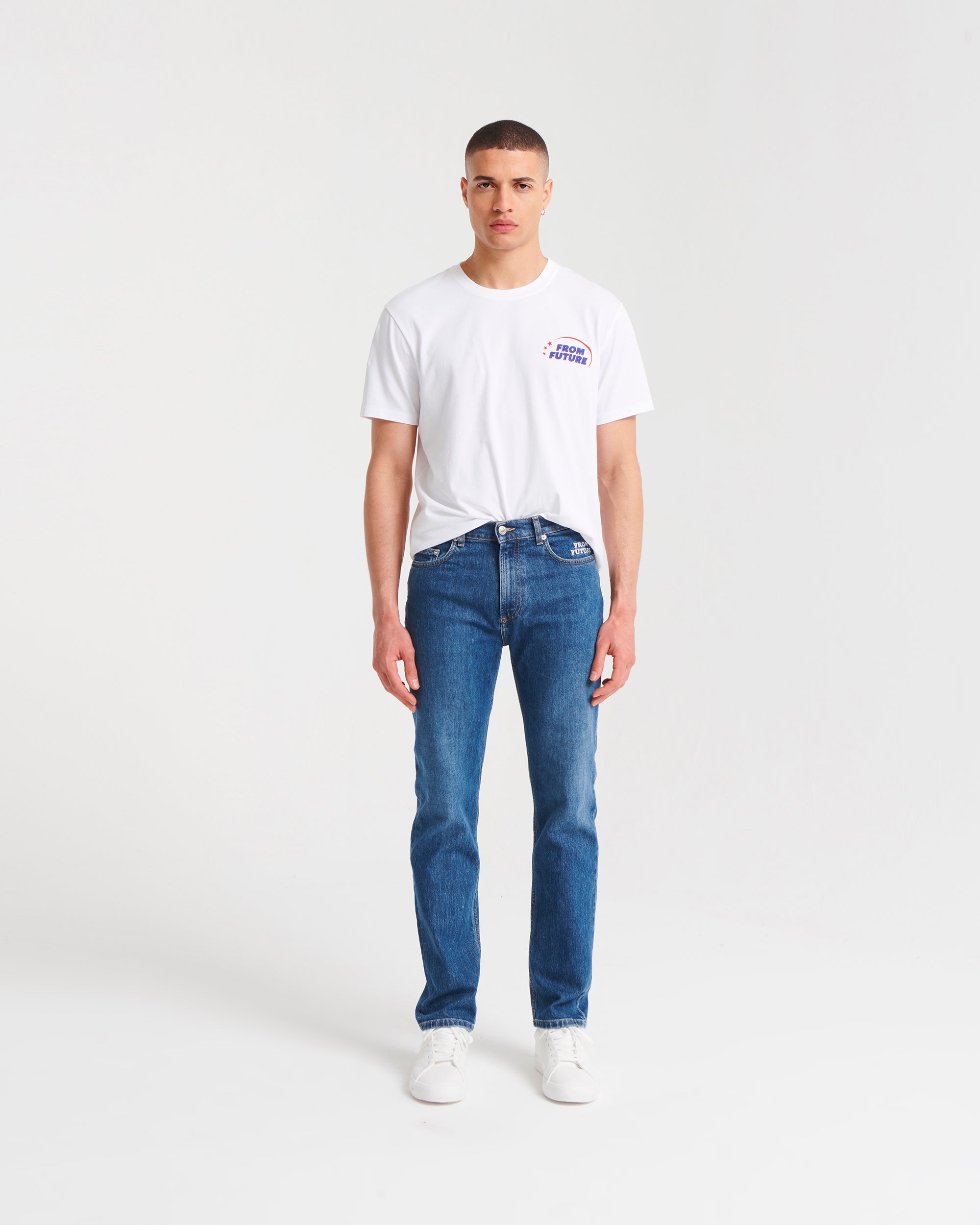 BLEU INDIGO / NEW / QTY : 0 / JOEY Jean Coupe Droite - Bleu Indigo