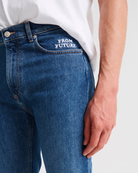 BLEU INDIGO / NEW / QTY : 0 / JOEY Jean Coupe Droite - Bleu Indigo