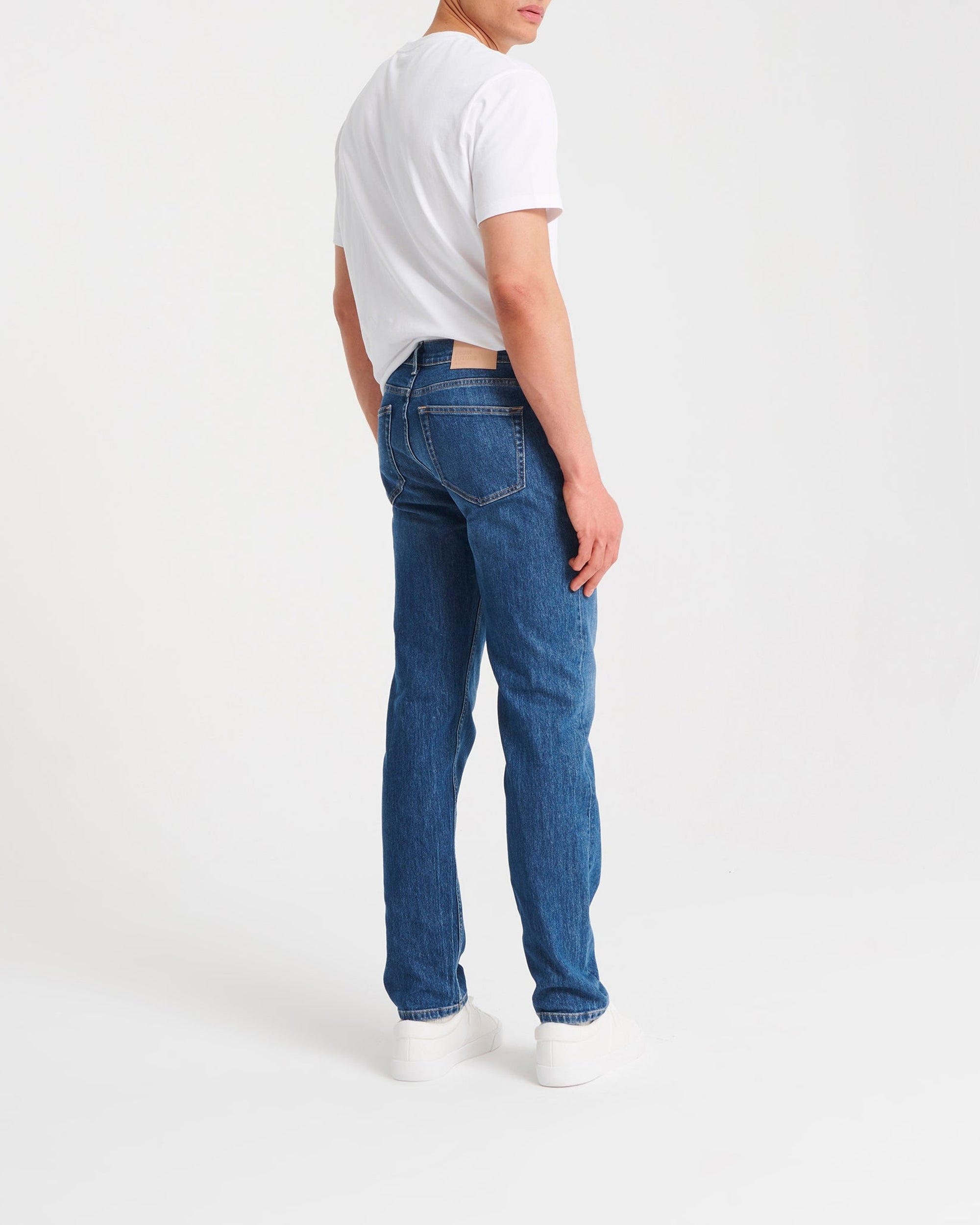 ZZ HORS LIGNE Joey Denim Straight Leg Trousers - Indigo Blue