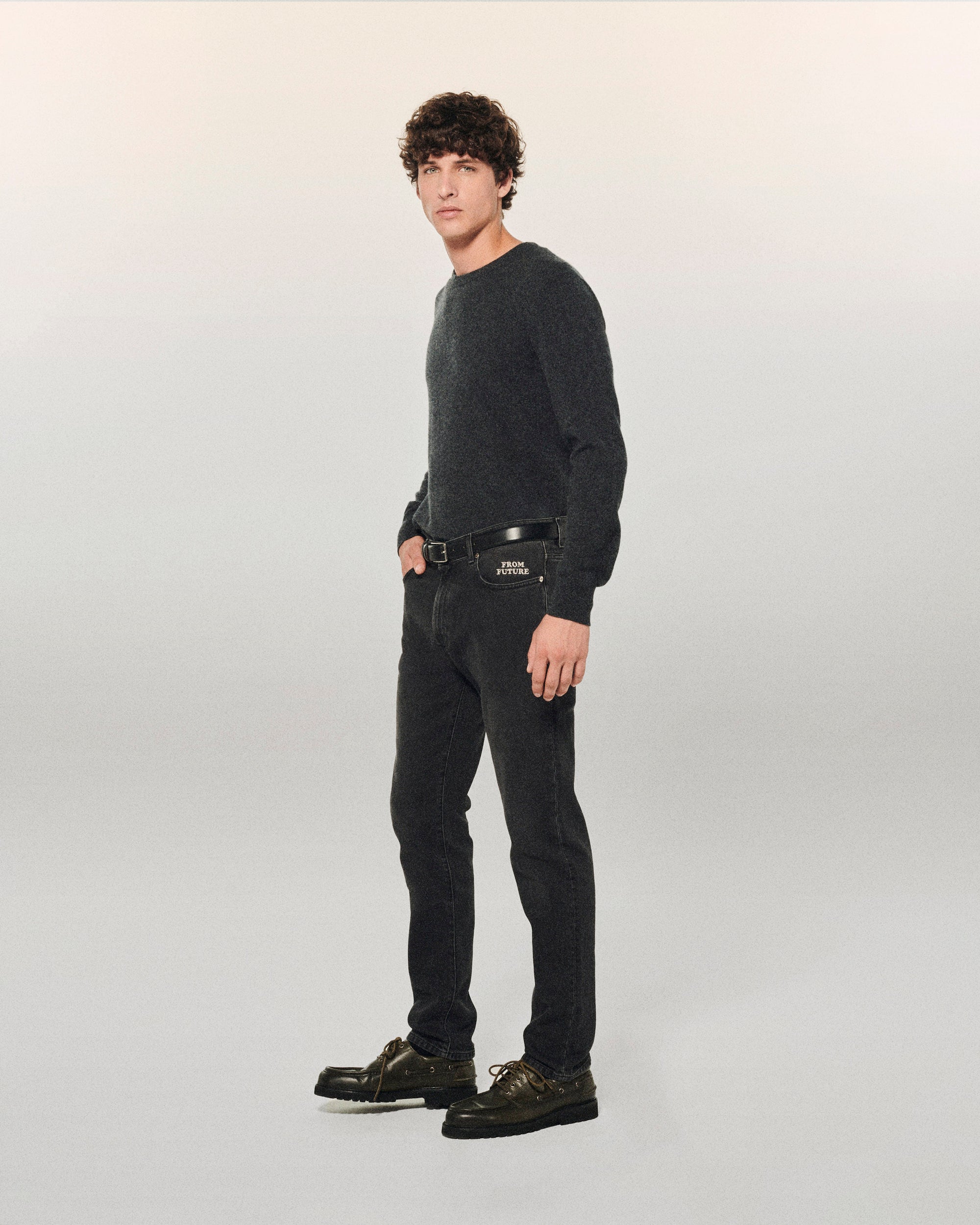 WASHED BLACK / NEW / QTY : 0 / JACOB Jean Slim Fit - Washed Black