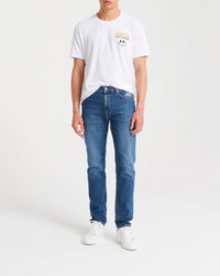 ZZ HORS LIGNE Pantalon slim fit Jacob en denim - Bleu Indigo