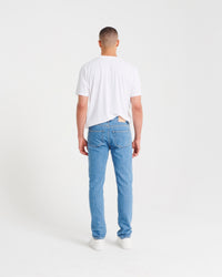 Pantalon slim fit Jacob en denim - Bleu Clair