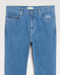 Pantalon slim fit Jacob en denim - Bleu Clair