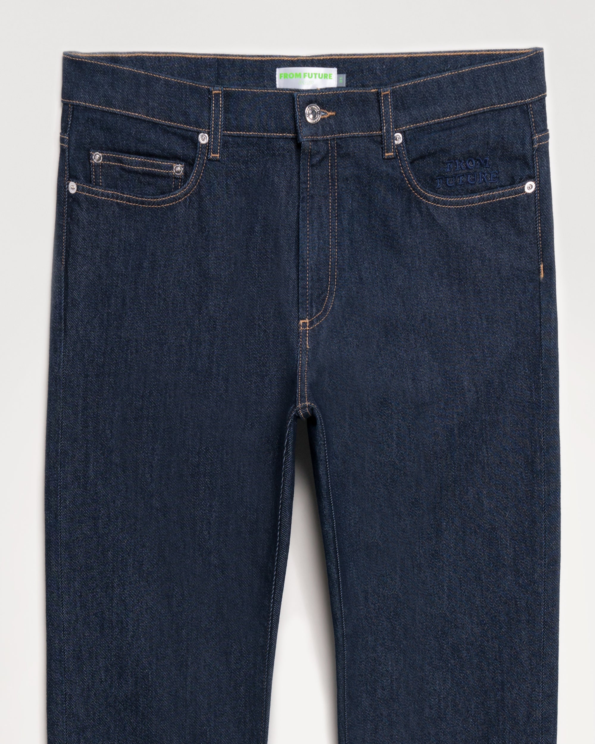 Pantalon slim fit Jacob en denim - Brut