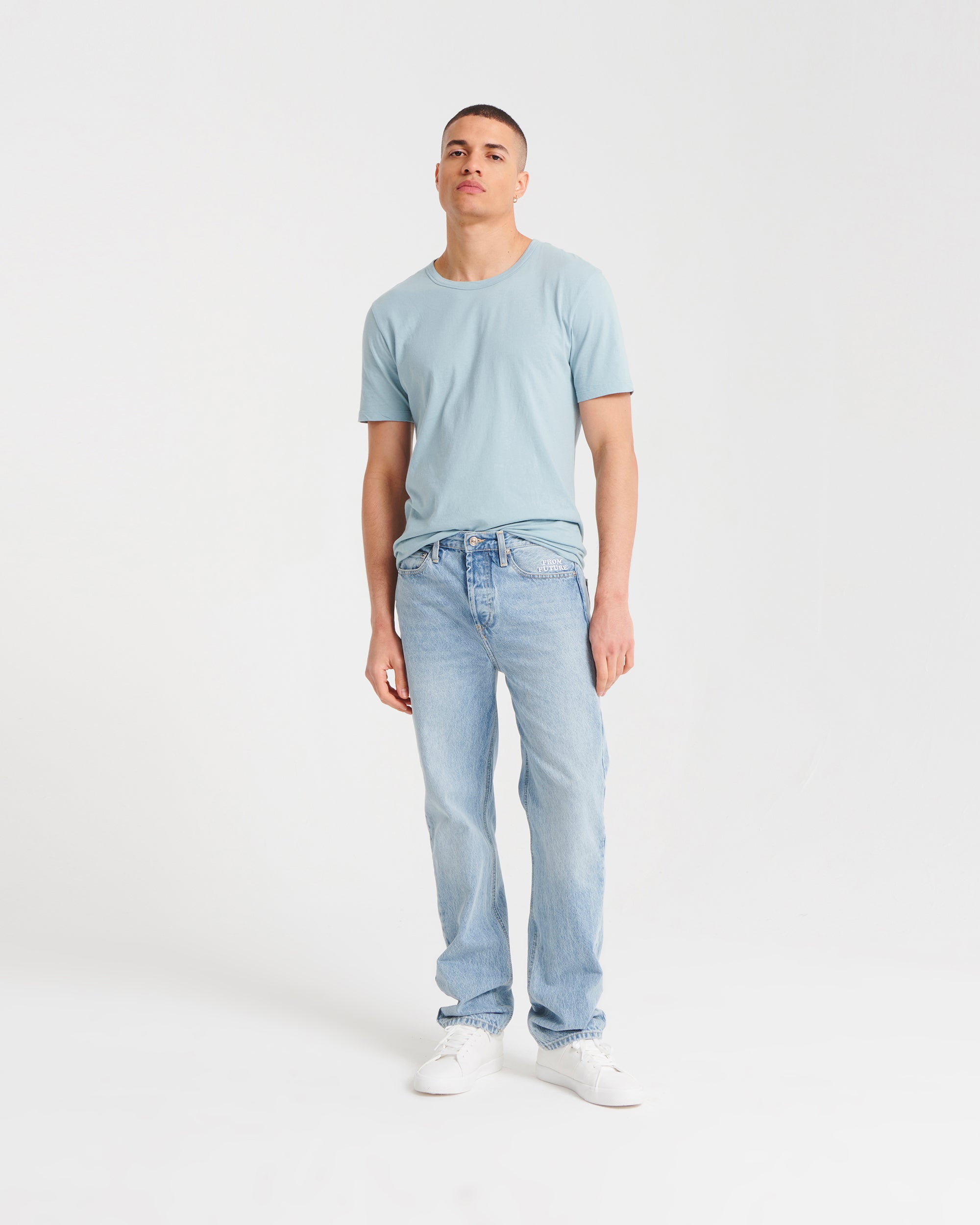 LIGHT BLUE / NEW / QTY : 1 / JOSH Jean Coupe Baggy - Light Blue