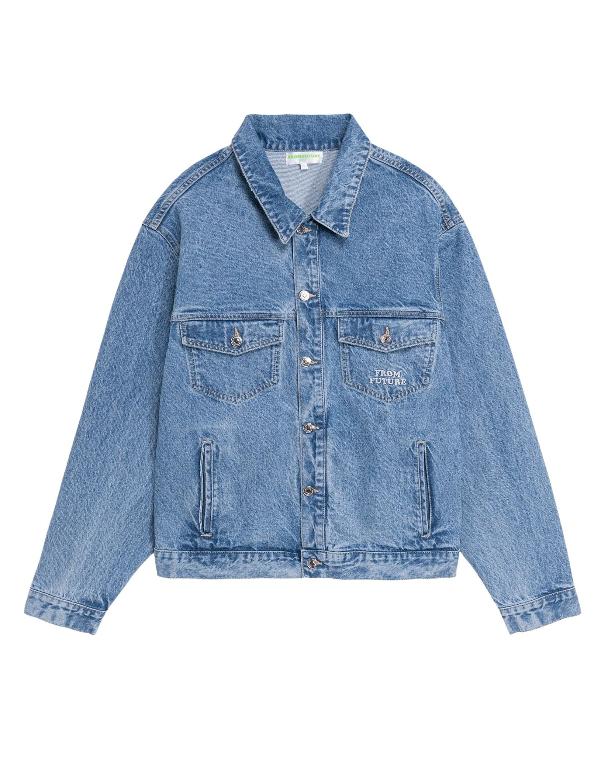 Veste From Future en denim - Light Blue