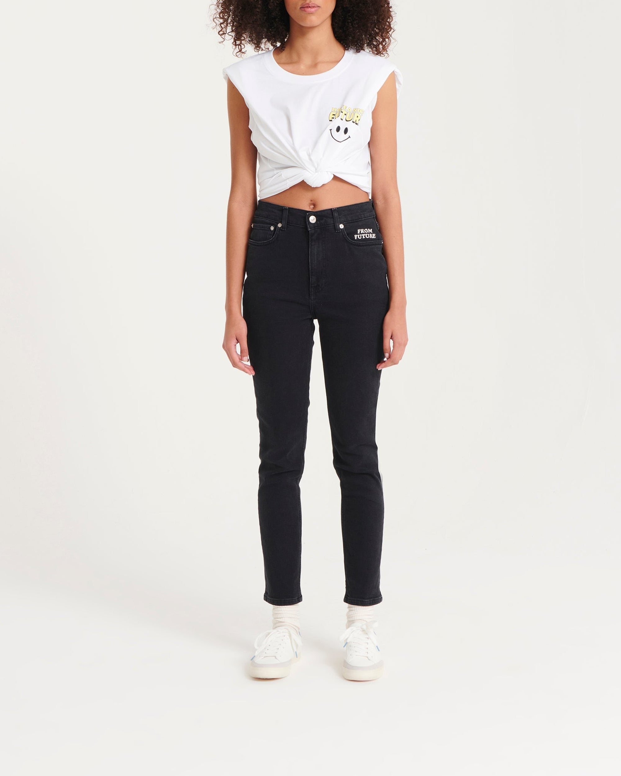 Johnny slim fit denim trousers - Black