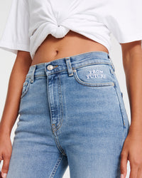 Pantalon slim fit Johnny en denim - Bleu Clair