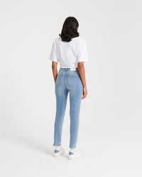 Pantalon slim fit Johnny en denim - Bleu Clair