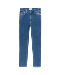 Pantalon slim fit Johnny en denim - Bleu Foncé
