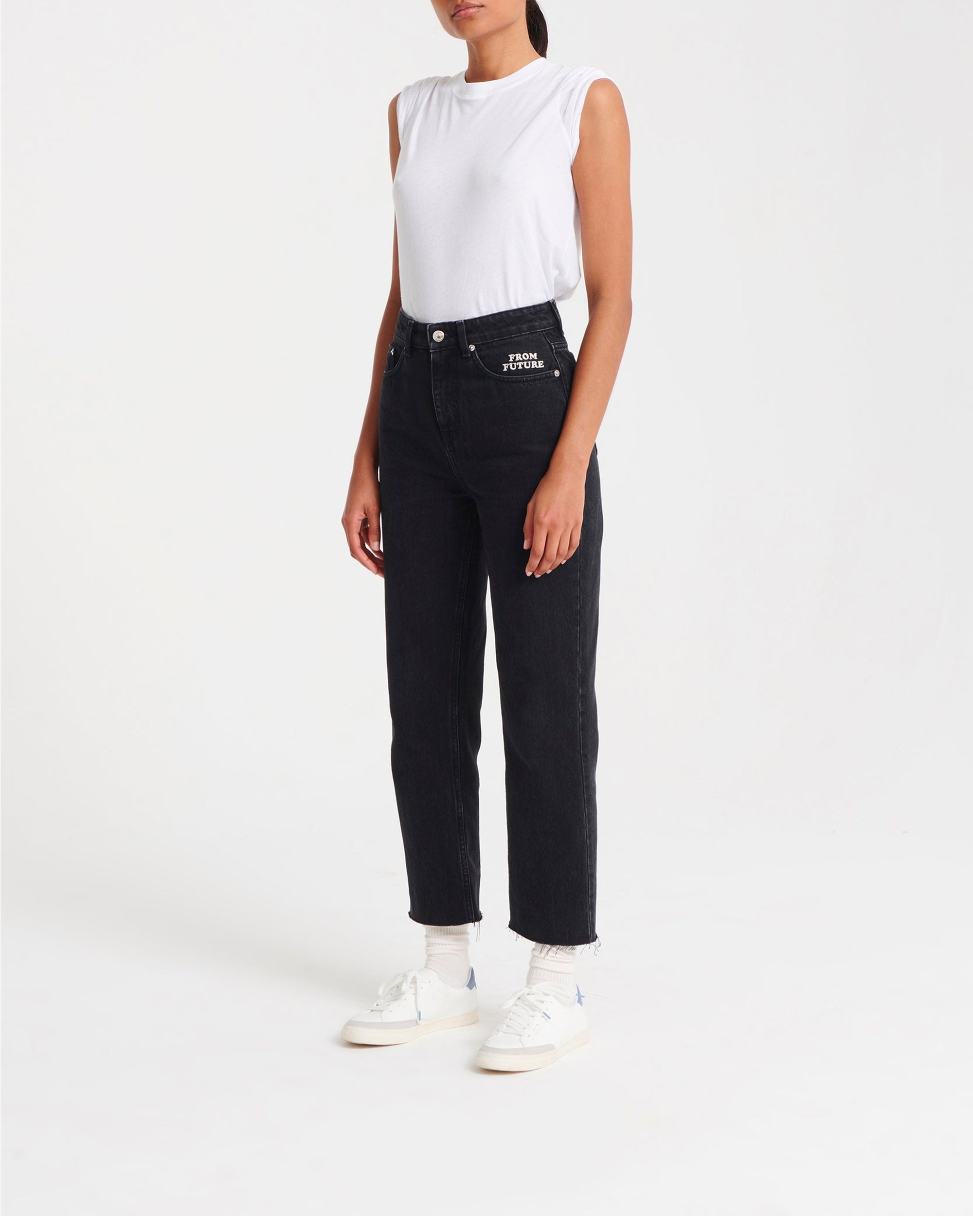 Pantalon Joseph en denim - Noir