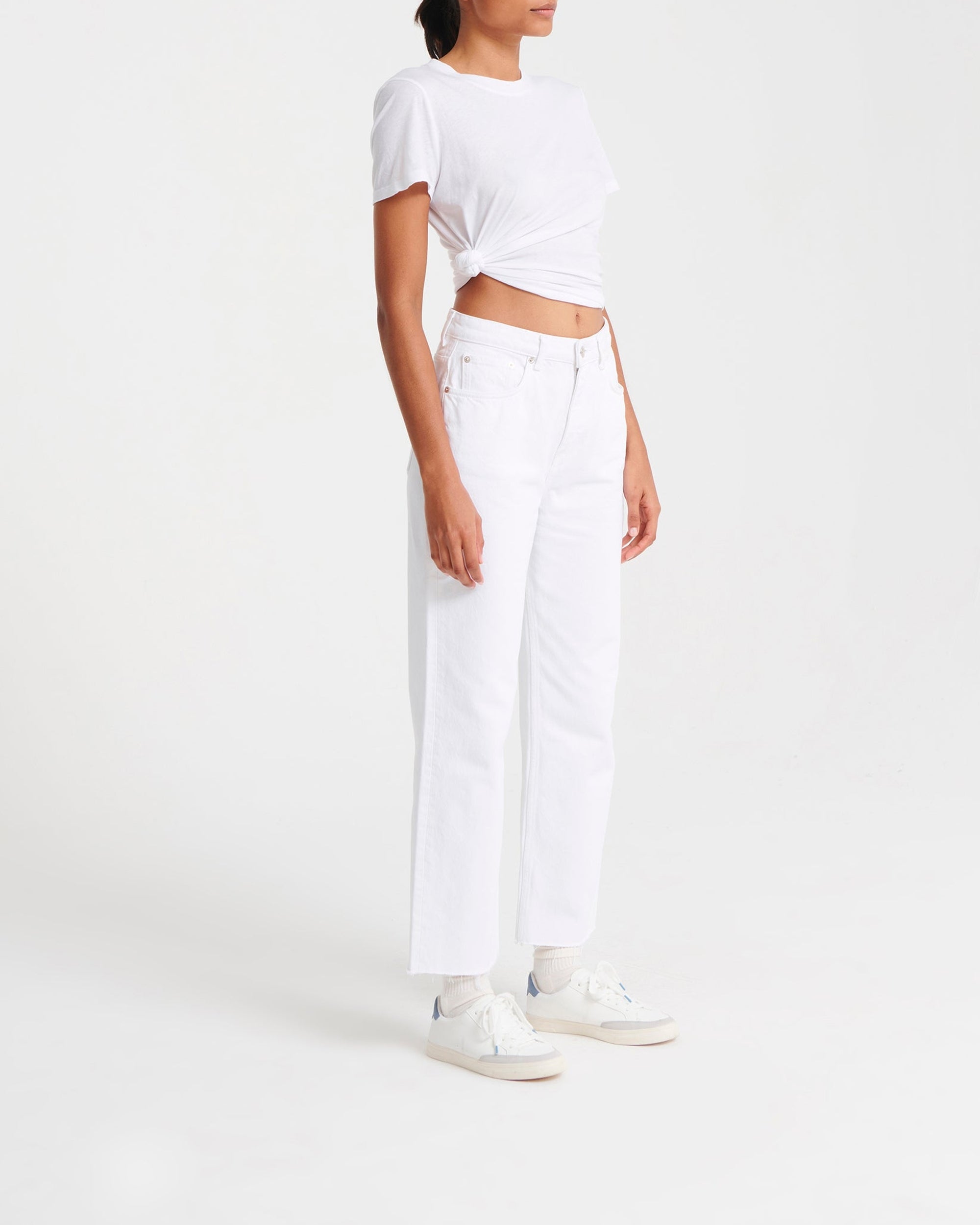 ZZ HORS LIGNE Pantalon Joseph en denim - Ecru
