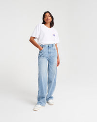 LIGHT BLUE / NEW / QTY : 0 / JAMIE Jean Droit Large - Light Blue
