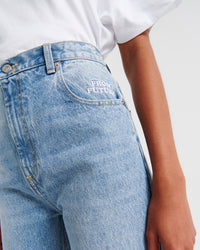 LIGHT BLUE / NEW / QTY : 0 / JAMIE Jean Droit Large - Light Blue