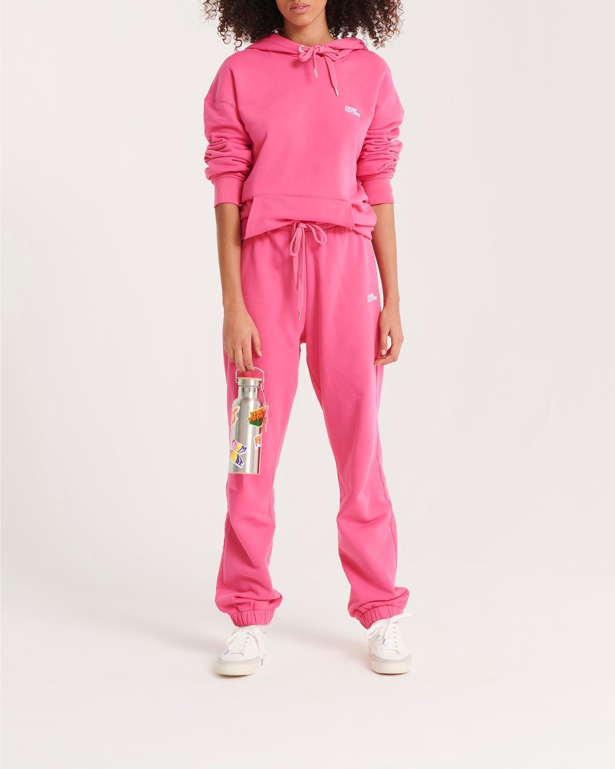Pantalon de jogging classique à poches - Neon Pink