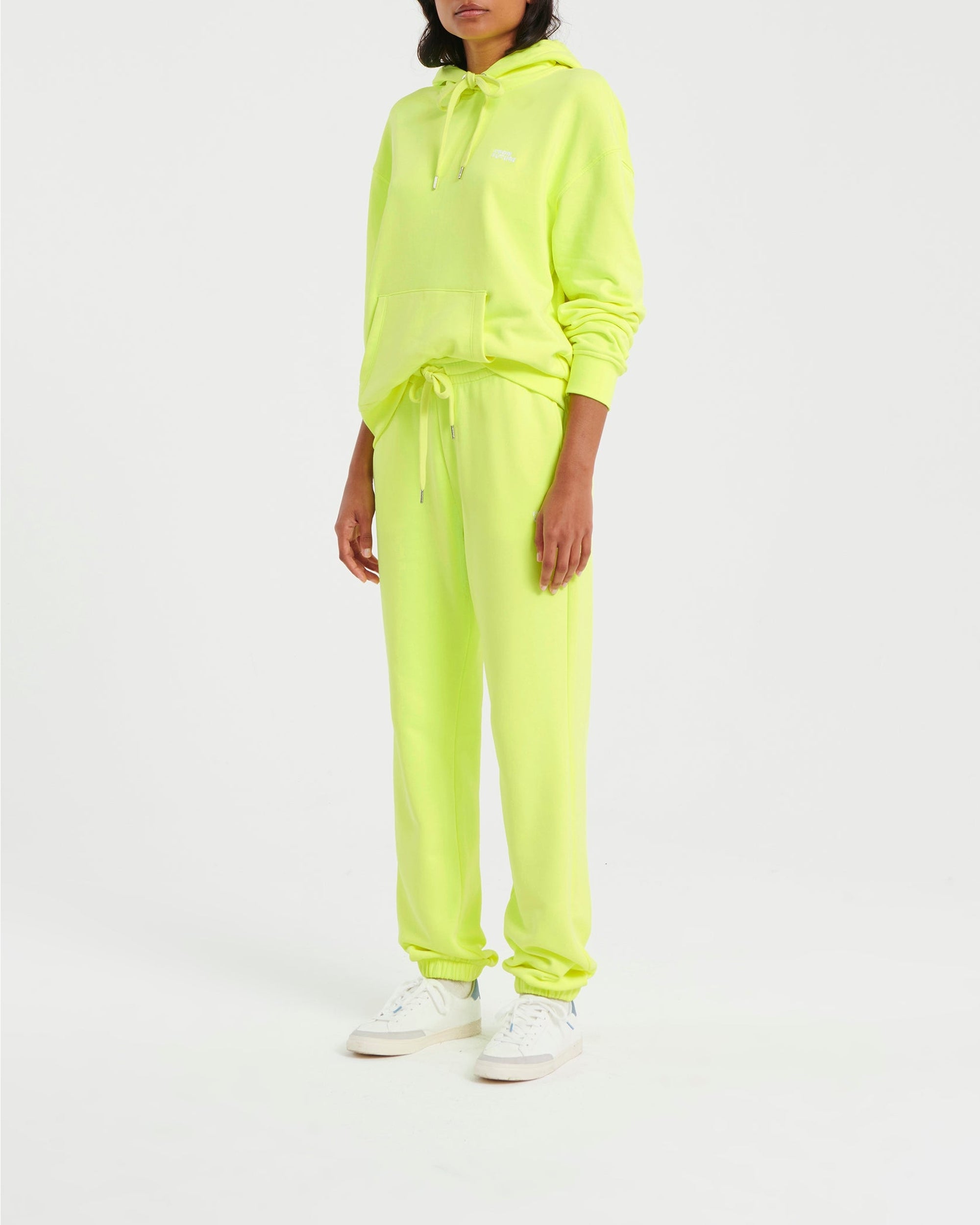 Classic jogging trousers with pockets - Neon Yellow