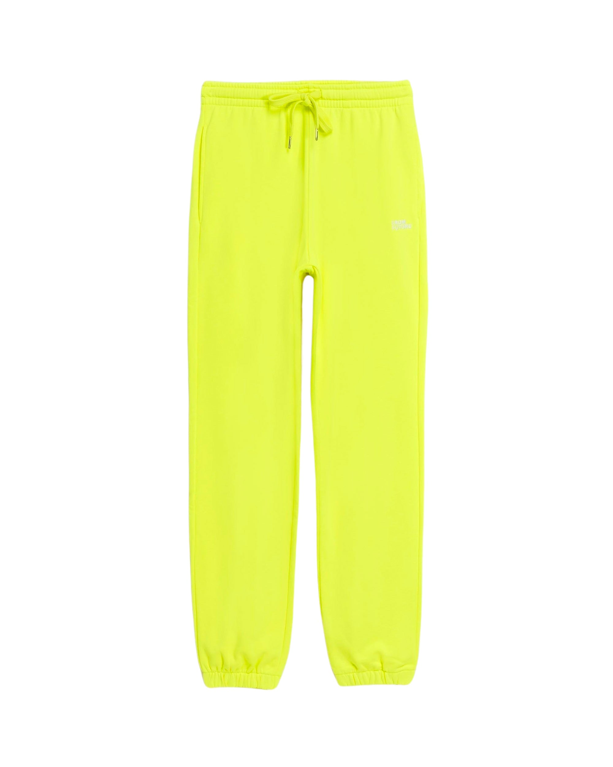 Classic jogging trousers with pockets - Neon Yellow