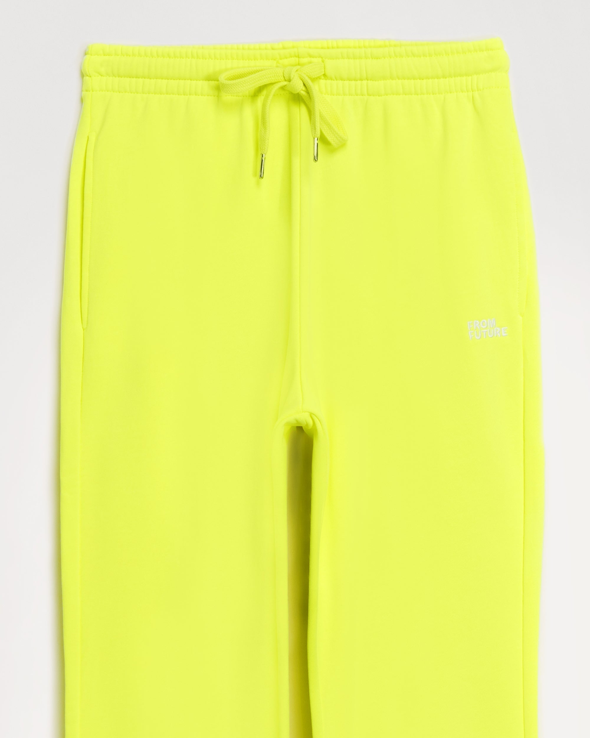Classic jogging trousers with pockets - Neon Yellow