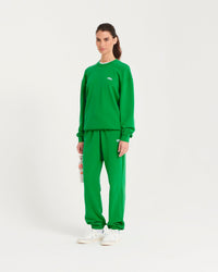 SUMMER GREEN / DJV / QTY : 1 / Pantalon Jogging Broderie FROM FUTURE - Summer Green