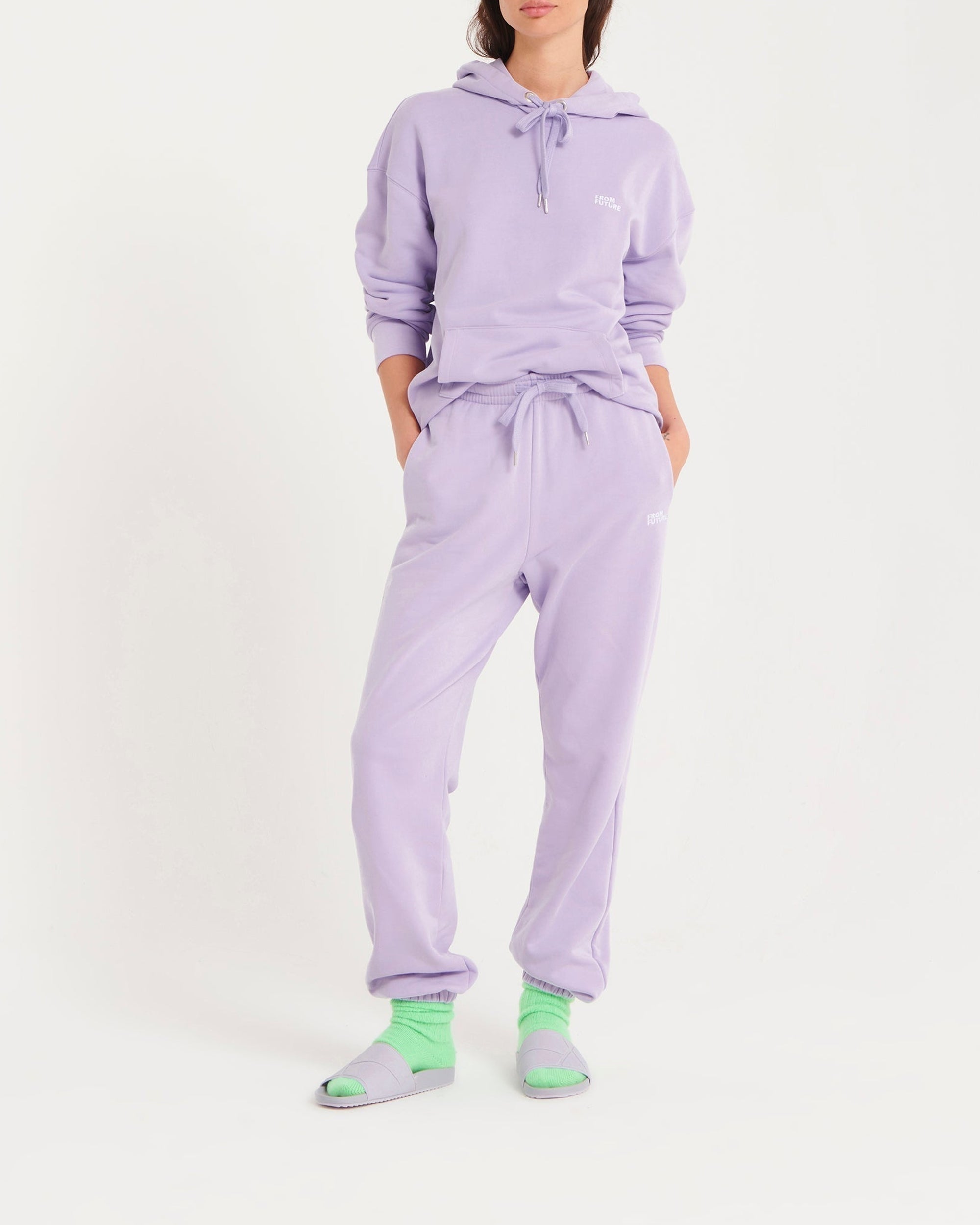 Pantalon de jogging classique à poches - Lilac