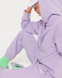 LILAS / DJV / QTY : 1 / Pantalon Jogging Broderie FROM FUTURE - Lilas
