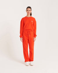 ORANGE FLUO / DJV / QTY : 1 / Pantalon Jogging Broderie FROM FUTURE - Orange Fluo