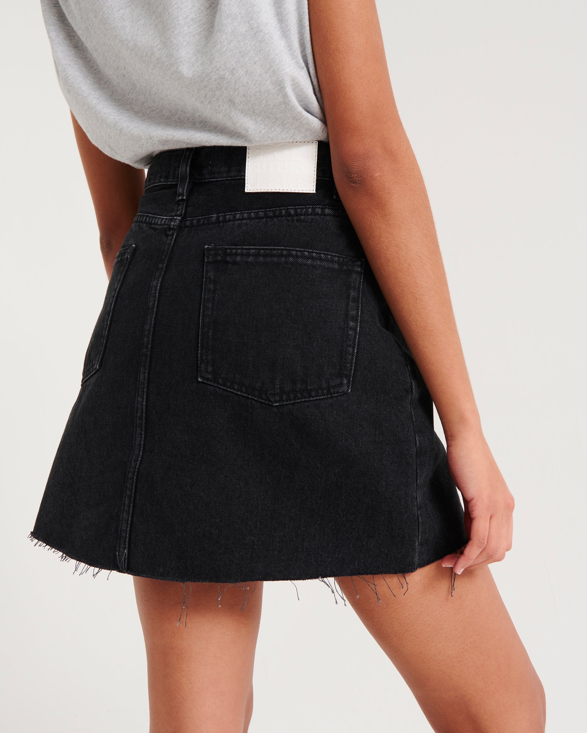 Jay trapeze mini skirt - Black