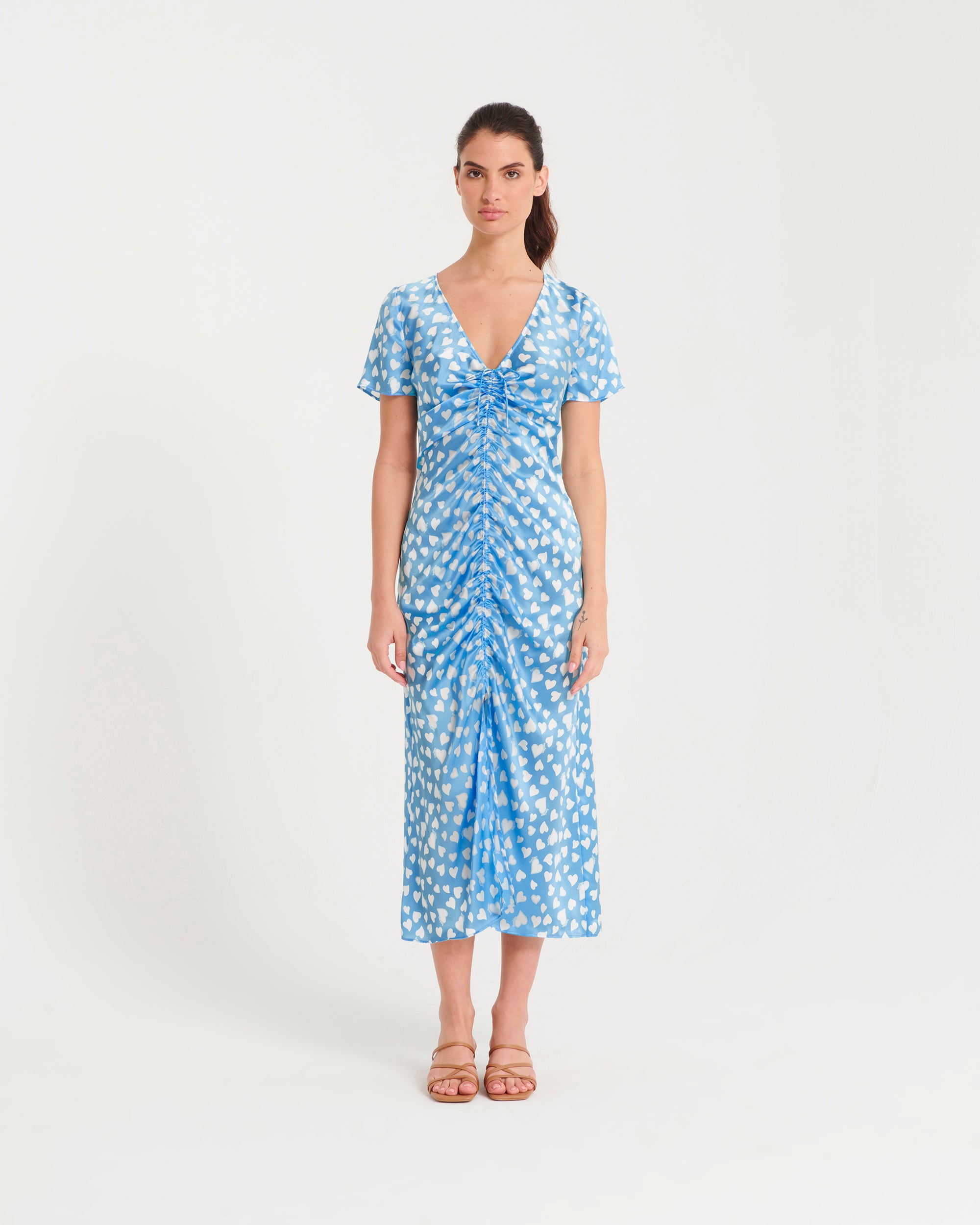 PETITS CŒURS BLEU / NEW / QTY : 1 / Robe Rosa - Petits Cœurs Bleu
