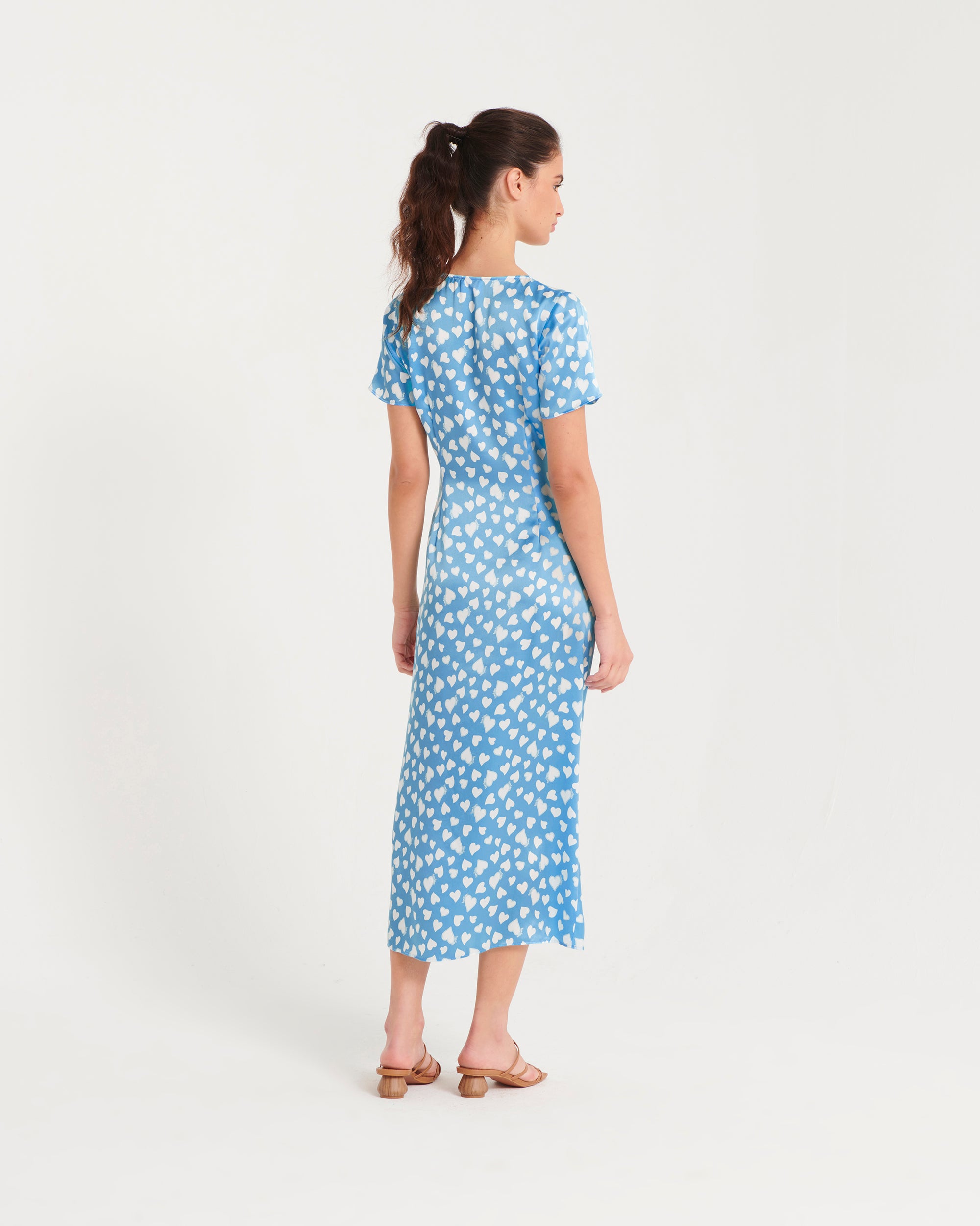 PETITS CŒURS BLEU / NEW / QTY : 1 / Robe Rosa - Petits Cœurs Bleu