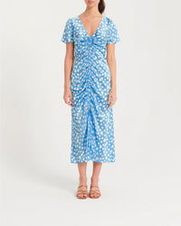 Robe longue Rosa en soie - Petitseurs