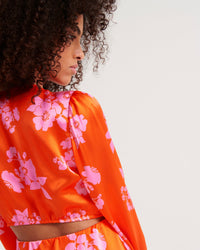GRANDS BOUQUETS ORANGE / DJV / QTY : 1 / Robe Lolly - Grands Bouquets Orange