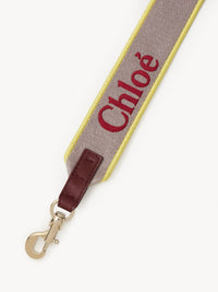 Beige & Red CANVAS STRAP - Beige & Red
