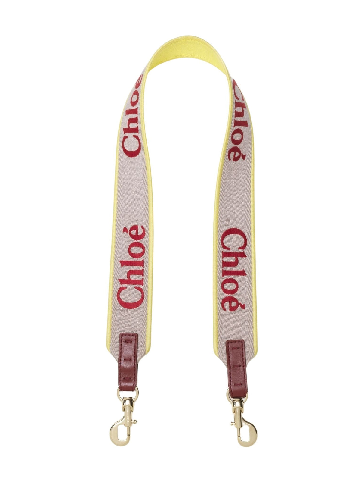 Beige & Red CANVAS STRAP - Beige & Red