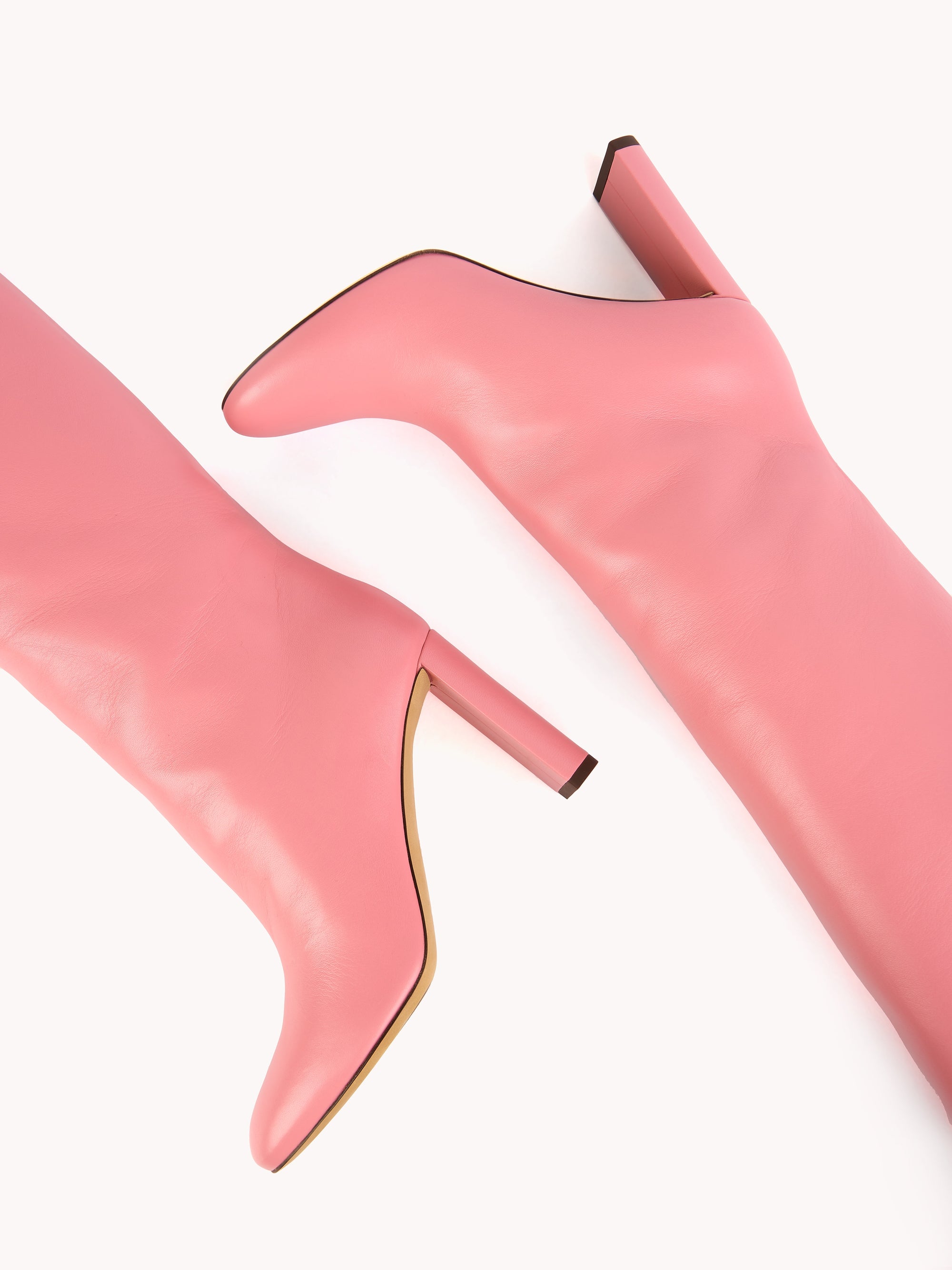40qty NEW / Bottes Adriana 90 en cuir Nappa - Pink