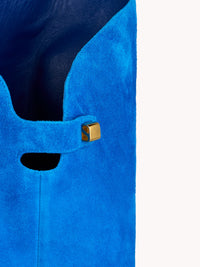 27qty NEW / Cuissardes Marylin 90 en cuir suédé - Blue