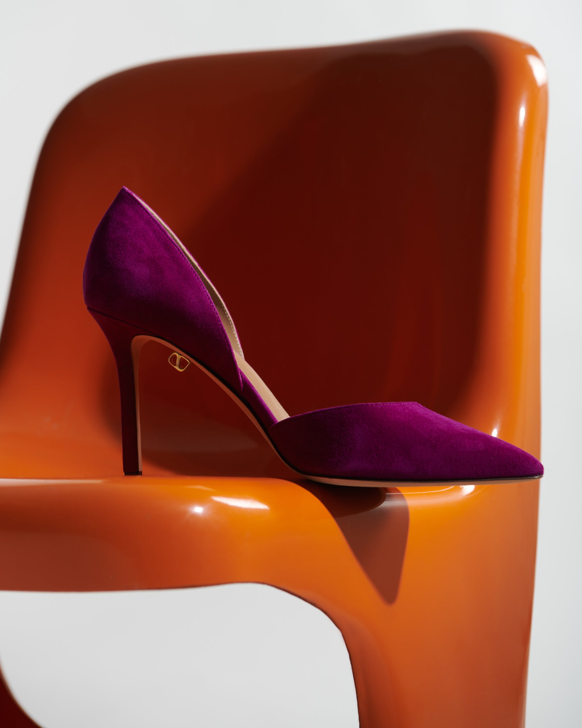 2qty DÉJÀ VU 190€ / Escarpins Nieves 90 en cuir suédé - Purple