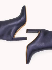 4qty NEW / Cuissardes Marylin 90 en cuir Nappa métallisé - Blue