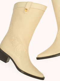 6qty DÉJÀ VU 350€ / Bottes Sienna 60 en cuir Nappa - Beige