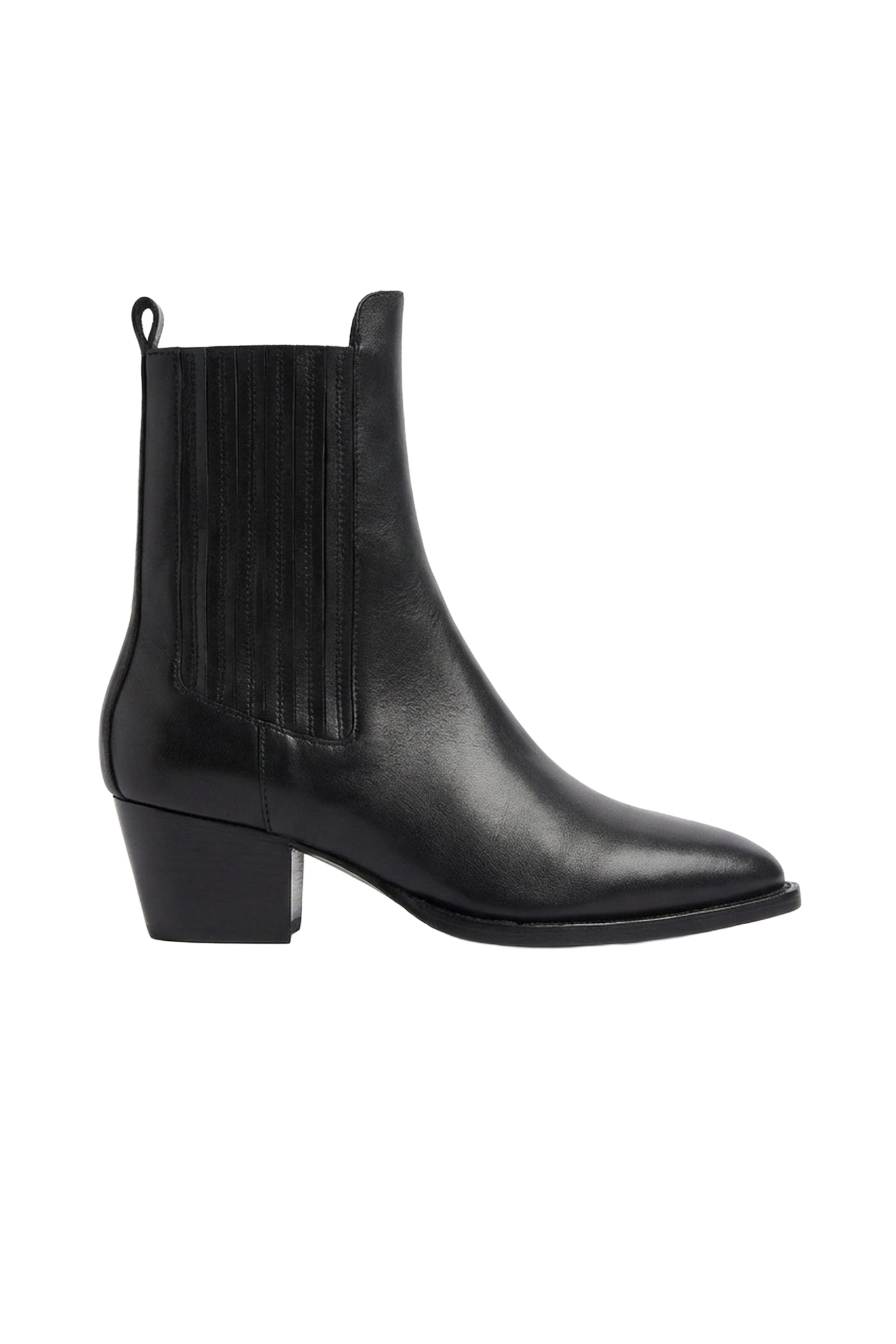 Bottes Gigi en cuir - Noir