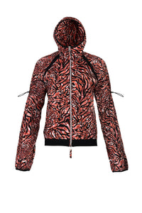Veste de ski Campiglio à capuche - Rouge
