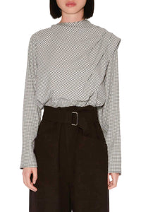 Blouse Blanche Sassy - Vichy